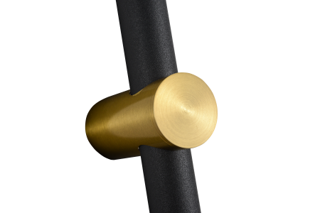 Бра черное LED 24Вт 128см