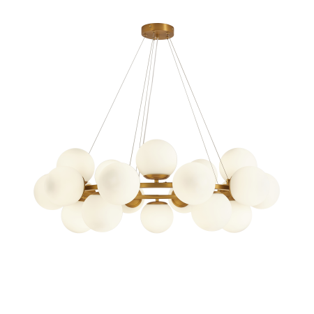 Люстра латунь D90см