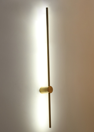 Светильник настенный латунь LED 15Вт 100см