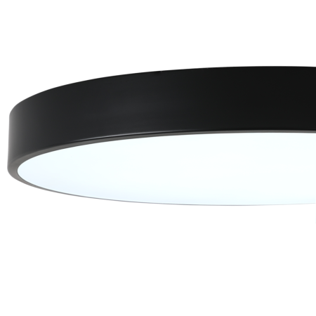 Светильник потолочный черный LED 96Вт D60см