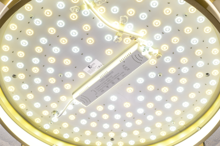 Потолочный светильник золото LED 96+15Вт D60см