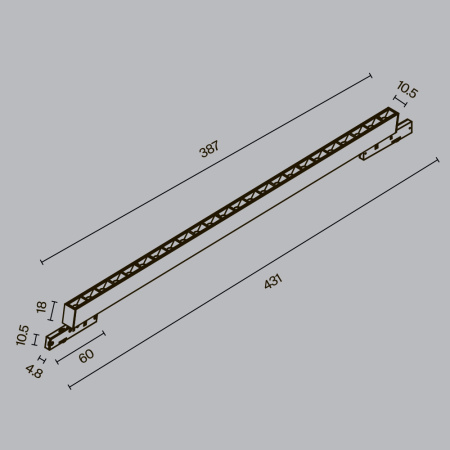 Трековый светильник Technical TR193-1-20W4K-M-B