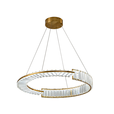 Люстра латунь LED 40Вт D60см