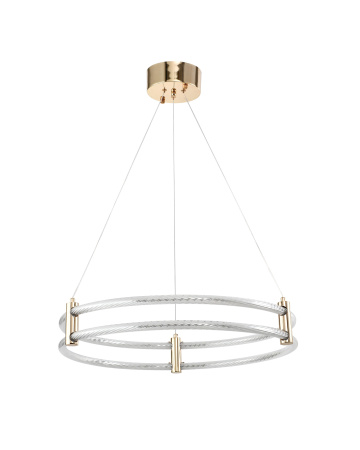 Светодиодная люстра золото LED 116Вт D60см