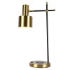 Настольная лампа латунь беспроводная зарядка 55см