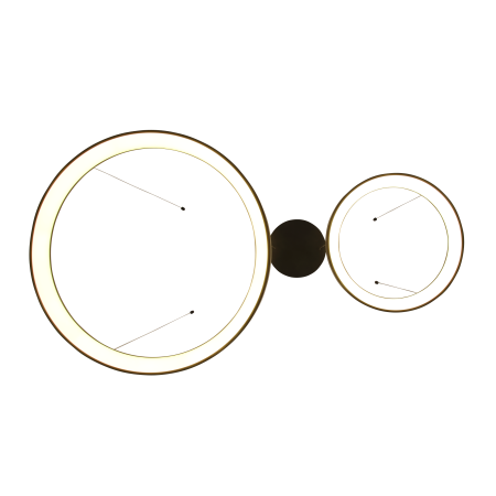 Люстра подвесная черня LED 78Вт D38+58см