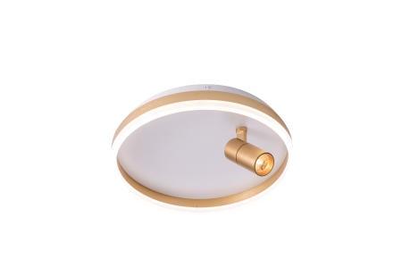 Потолочный светильник белый LED 24Вт+5Вт D40см