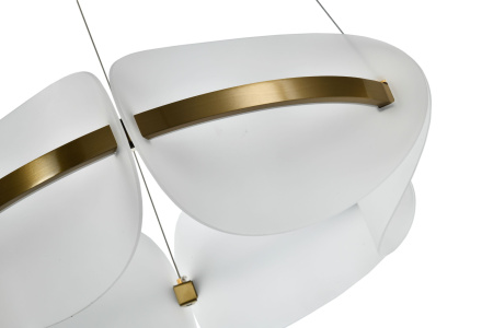 Люстра потолочная латунь LED 30Вт D60см