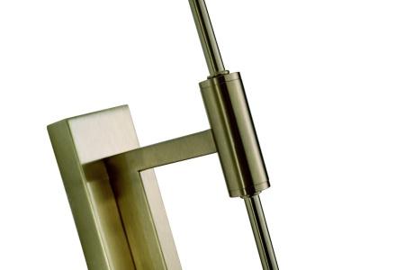 Бра с тканевым абажуром античная бронза 44см