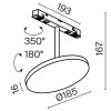Трековый светильник Technical TR131-2-15W3K-B