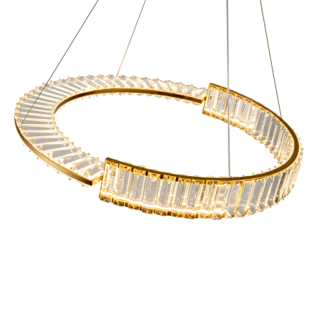 Люстра латунь LED 40Вт D60см