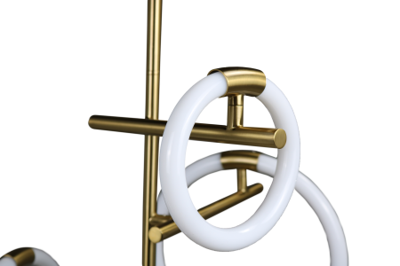 Подвесной светильник латунь LED 45Вт 40см