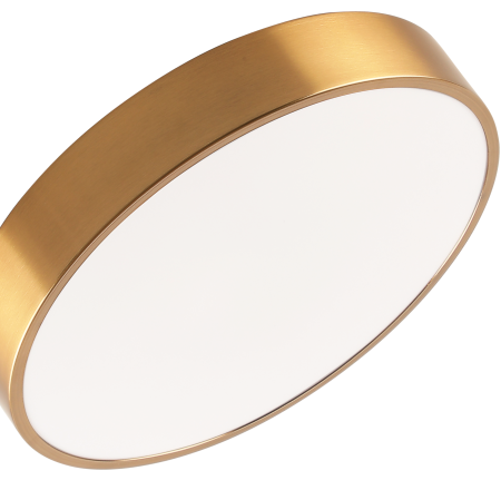 Светильник потолочный латунь LED 48Вт D40см