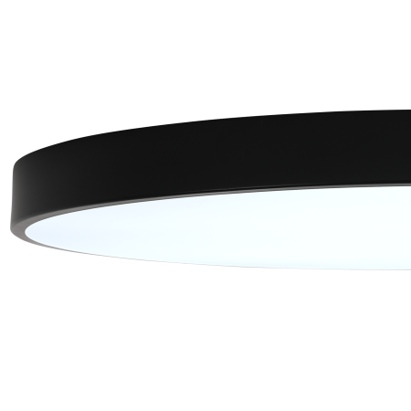 Светильник потолочный черный LED 120Вт D78см