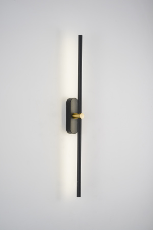 Бра черное LED 12Вт 68см