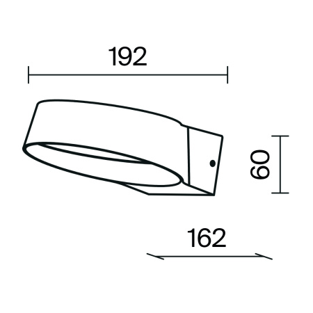 Уличный настенный светильник Outdoor O443WL-L12GF3K