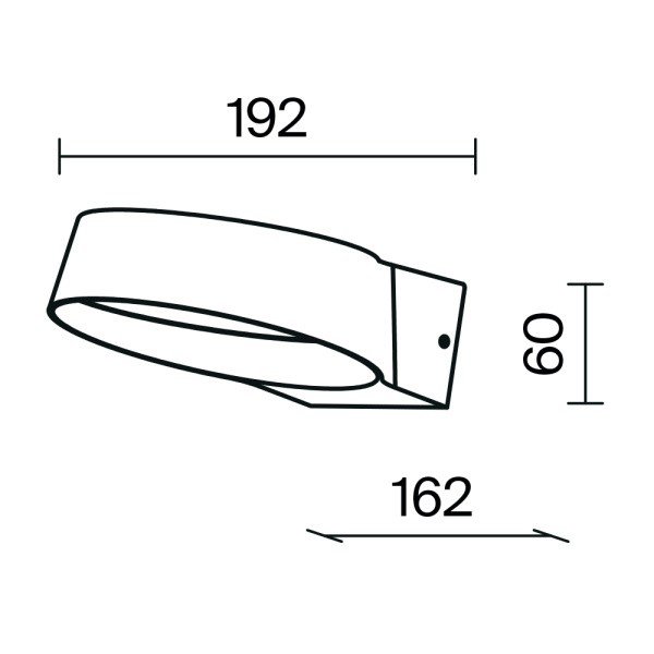 Уличный настенный светильник Outdoor O443WL-L12GF3K