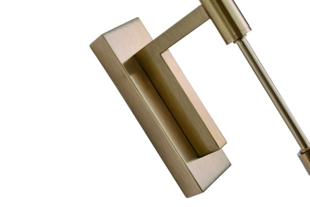 Бра с тканевым абажуром античная бронза 44см