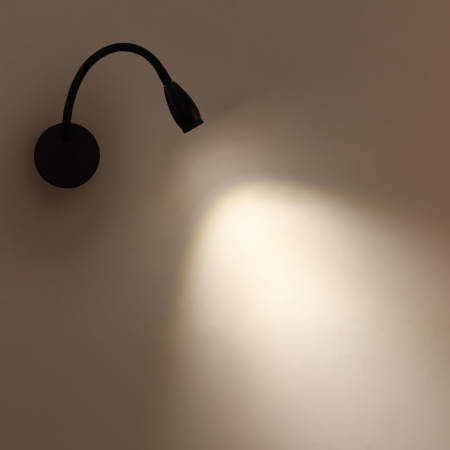 Гибкий светильник белый LED 3Вт 30см