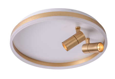 Потолочный светильник белый LED 30Вт+10Вт D50см