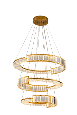 Люстра латунь LED 100Вт D60см