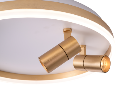 Потолочный светильник белый LED 30Вт+10Вт D50см