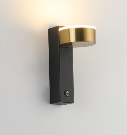 Бра черное LED 12Вт 21см