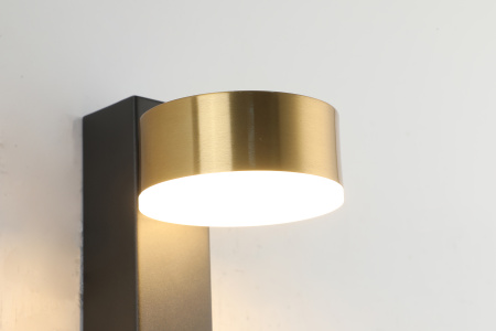 Бра черное LED 12Вт 21см