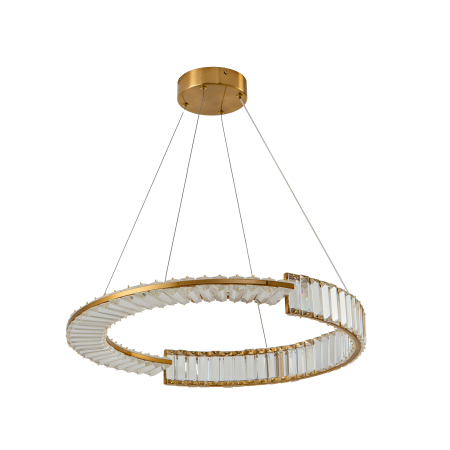 Люстра латунь LED 40Вт D60см