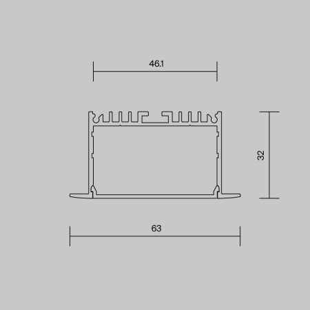 Профиль Led Strip 632004