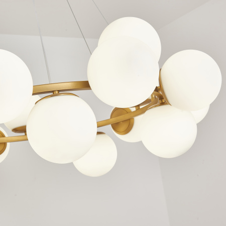 Люстра латунь D90см