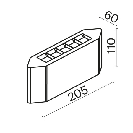 Архитектурная подсветка Outdoor O412WL-L5GF3K