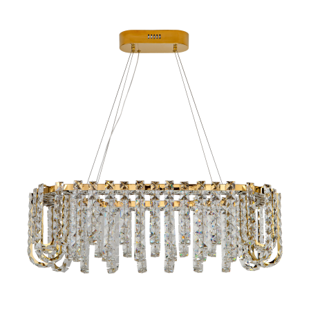 Хрустальная люстра золото LED 30Вт D85см
