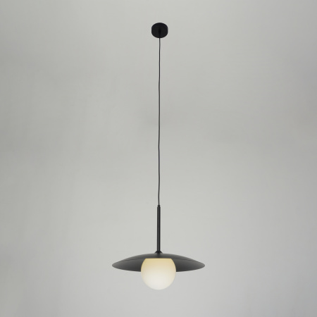 Светильник потолочный черный D40см