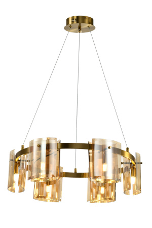 Светильник потолочный латунь D60см