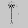 Садово-парковый светильник Outdoor O028FL-03BZ