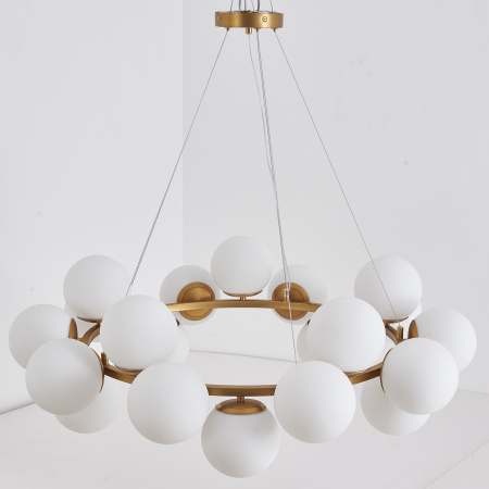 Люстра латунь D90см