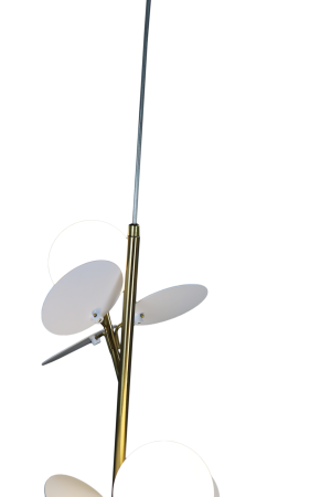 Люстра с плафонами бронза D22см