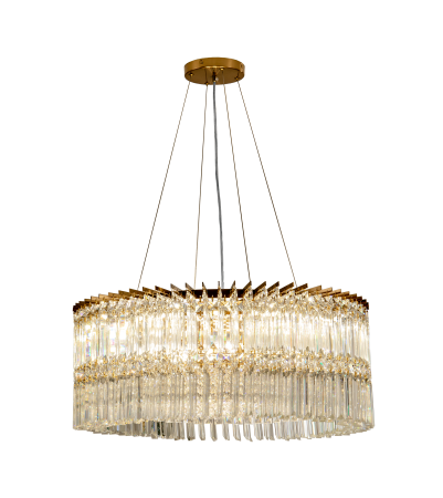 Хрустальная люстра латунь D70см