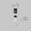 Встраиваемый светильник Technical DL123-10W-3K-W