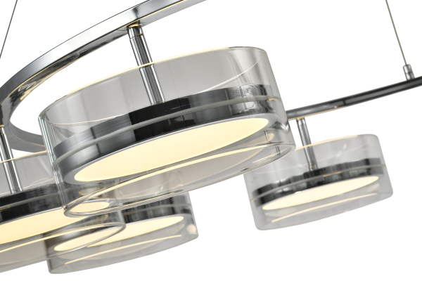 Люстра ZORTES DONUT ZRS.1802.08 Мощность-96Вт Тип лампы: Встроенный  Встроенный LED
