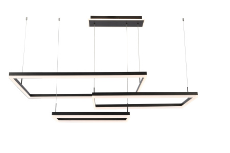 Люстра подвесная антрацит LED 204Вт 170см