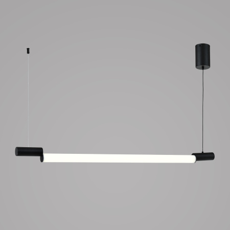 Светильник потолочный черный LED 64Вт 130см