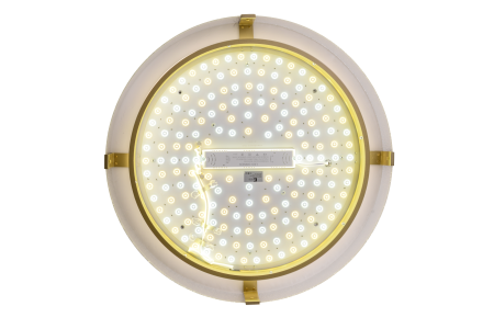 Потолочный светильник золото LED 96+15Вт D60см