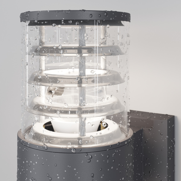Уличный настенный светильник Outdoor O576WL-01GR