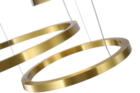 Люстра подвесная латунь LED 114Вт D40+60+80см