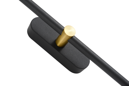 Бра черное LED 24Вт 128см