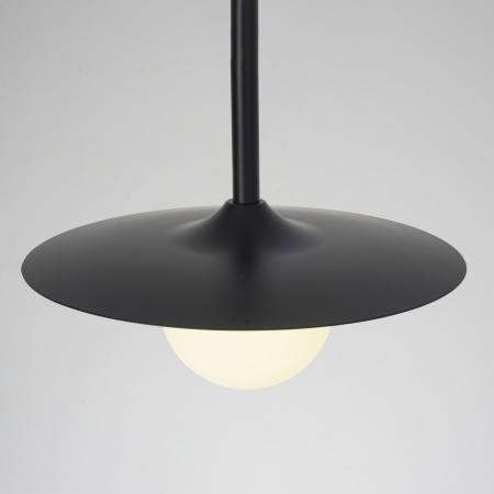 Светильник потолочный черный D25см