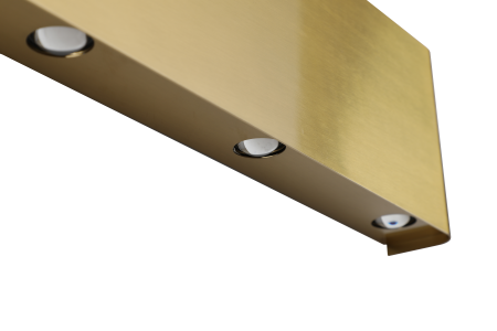 Светильник настенный латунь LED 8Вт 46см