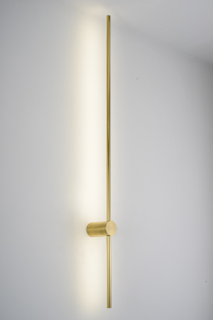 Светильник настенный латунь LED 18Вт 120см